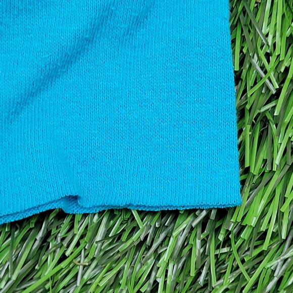 Vintage 80s Army Wife Cropped Shirt Womens XL 22x18 Blue - Picture 9 of 12